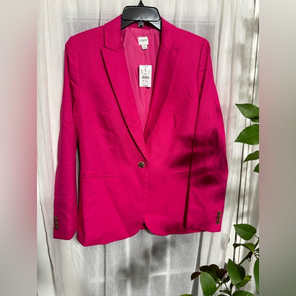 J. Crew Jackets & Blazers - J.Crew Women’s pink blazer size 12 NWT